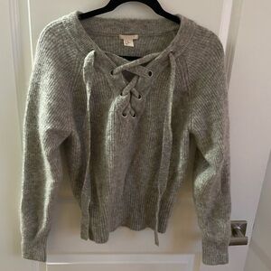Grey H&M wool top